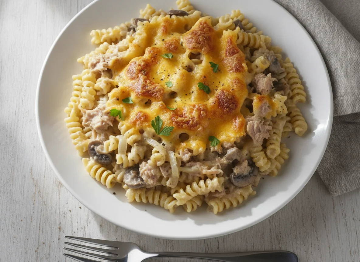 Creamy Tuna Pasta Bake photo