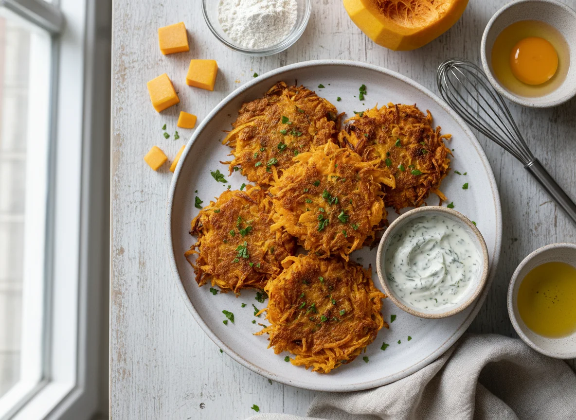 Crispy Butternut Squash Fritters photo