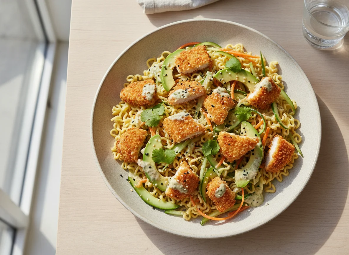 Crispy Chicken Noodle Salad photo