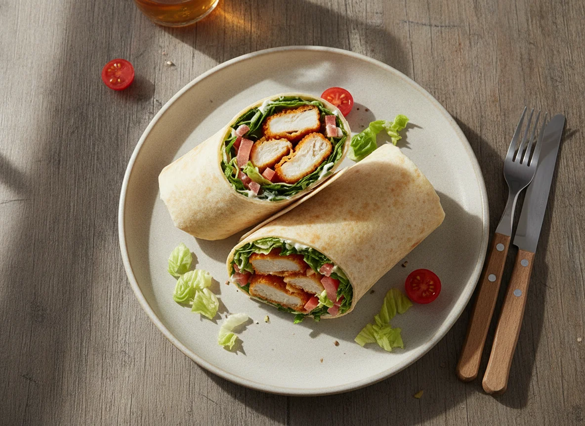 Crispy Chicken Salad Wrap photo