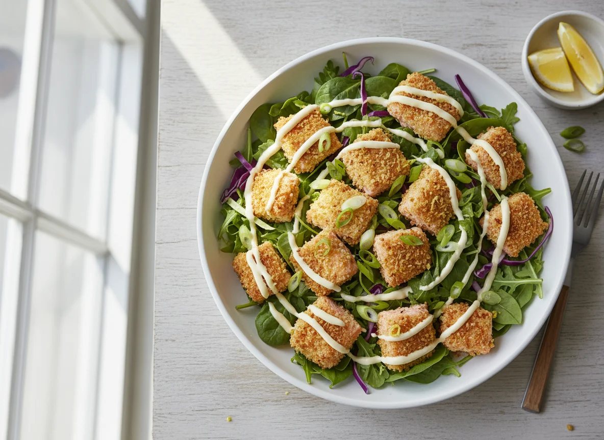 Crispy Salmon Salad photo