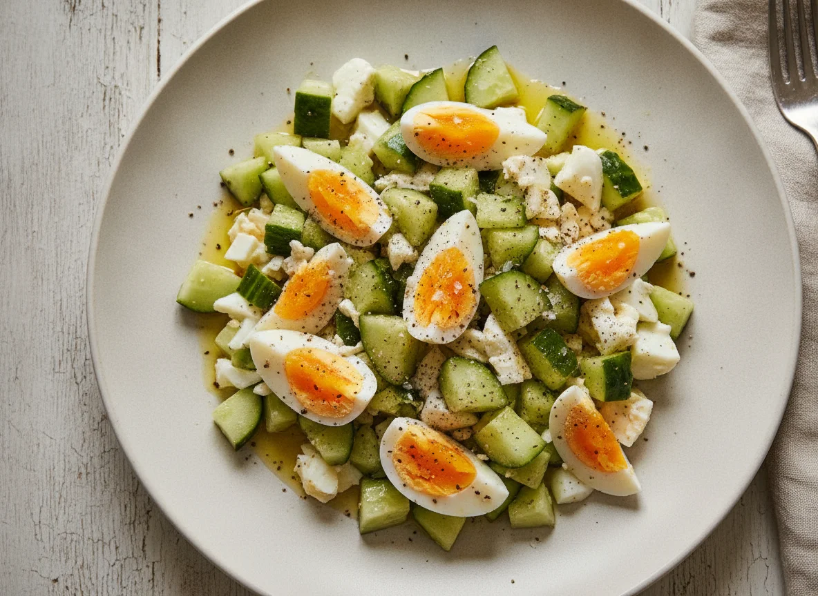 Cucumber and Egg Salad photo