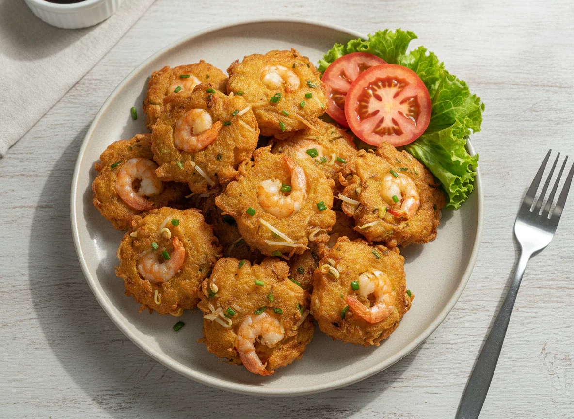Cucur Udang (Malaysian Prawn Fritters) photo