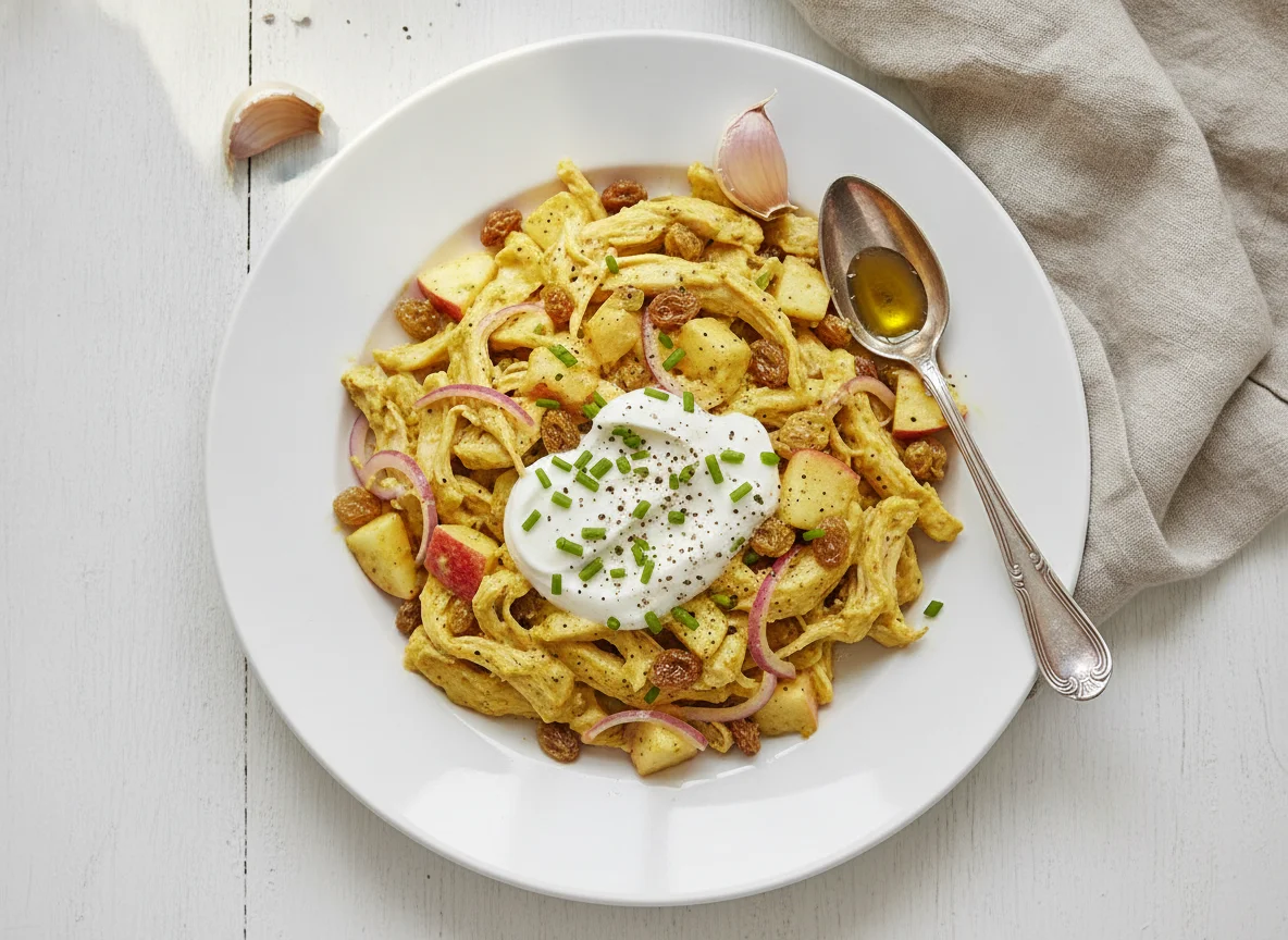 Curried Chicken and Apple Salad (1/6 portion) photo
