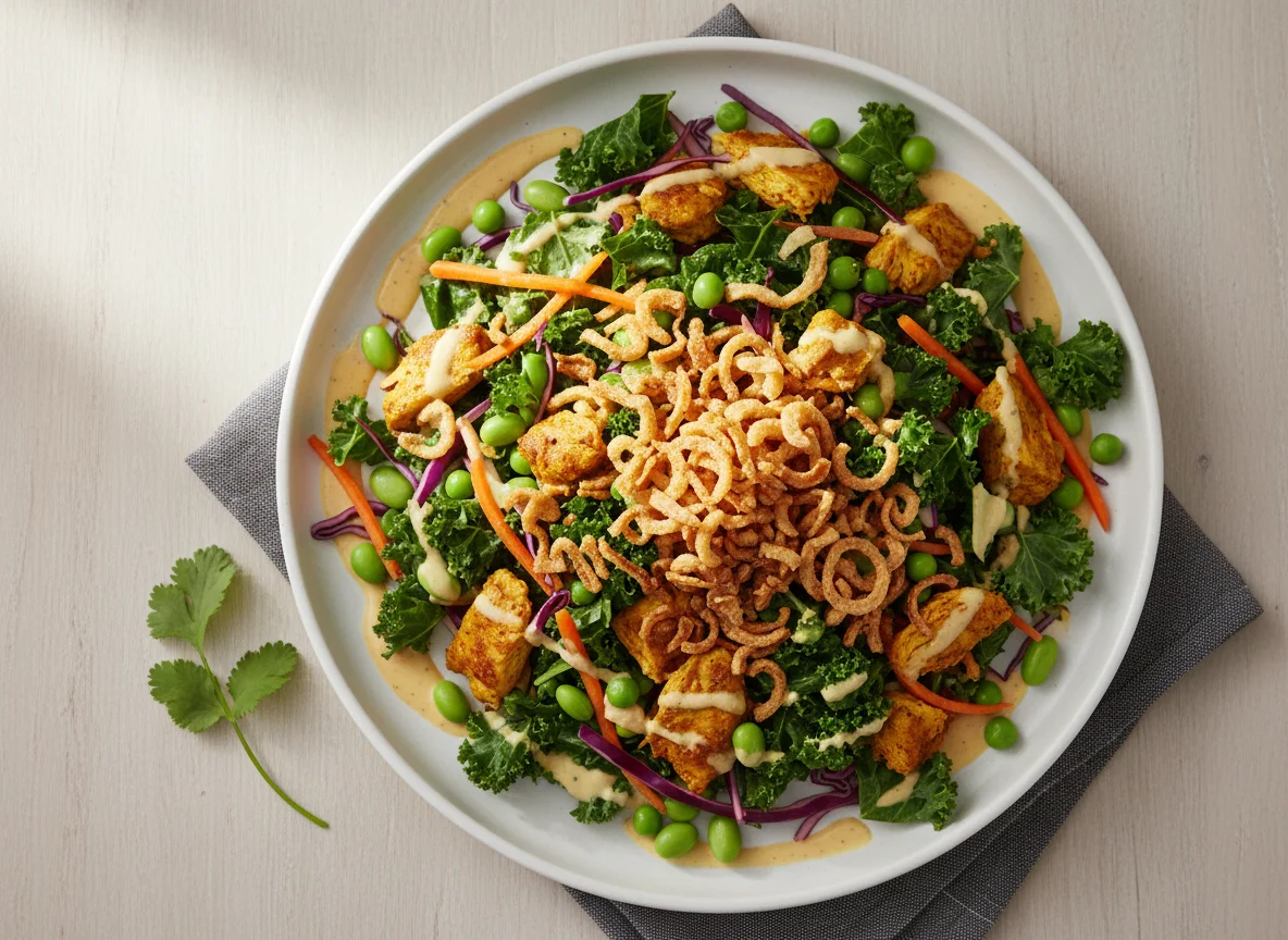 Curried Chicken and Kale Salad photo