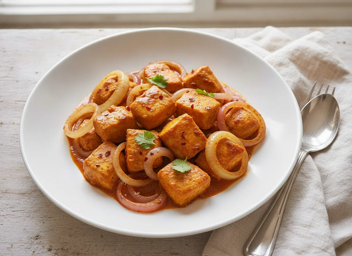 Curried Chicken with Onions photo