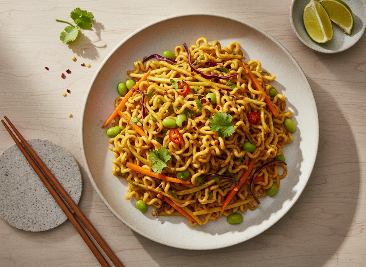 Curried Vegetable Noodles photo