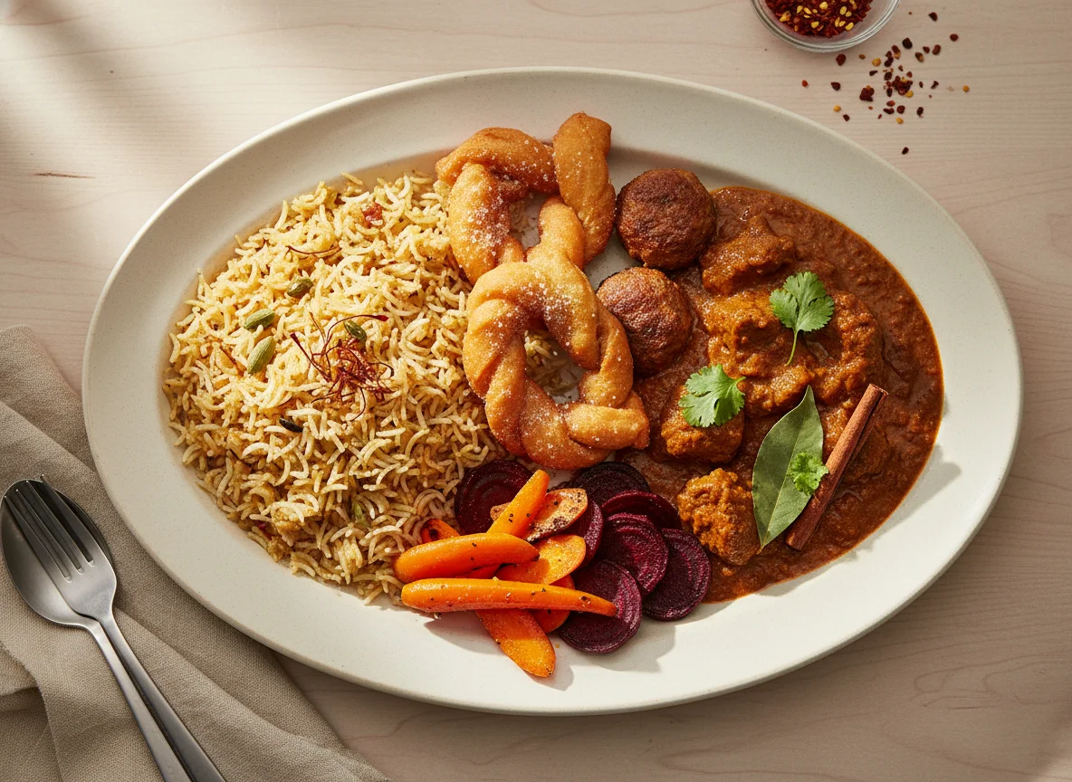 Curry and Rice Platter photo