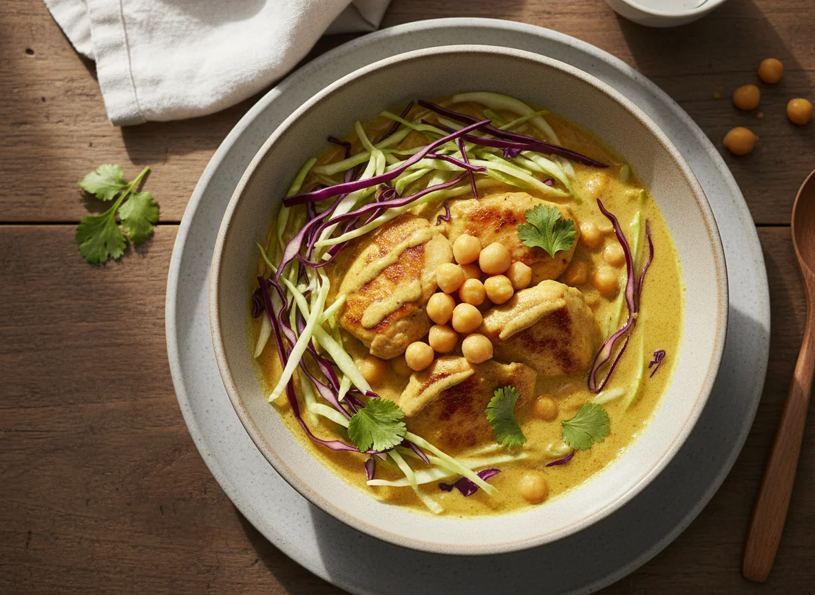 Curry with Chicken and Cabbage photo