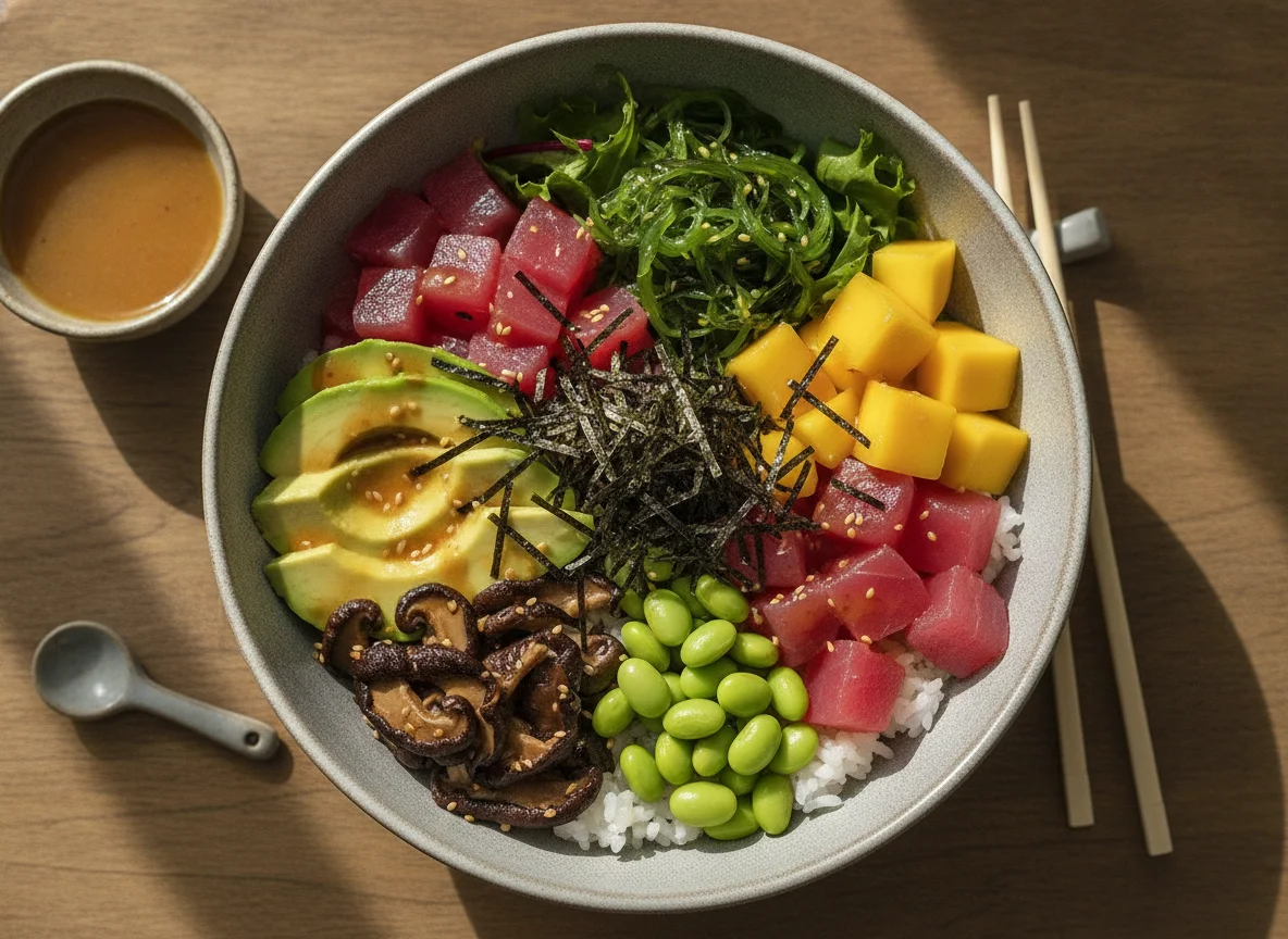 Custom Tuna Poke Bowl photo