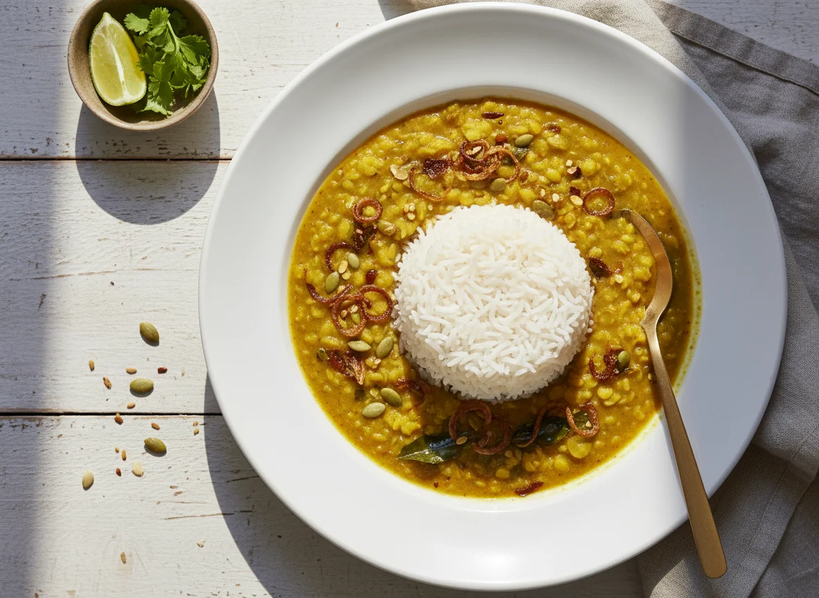 Daal Chawal (Lentil Curry with Rice) photo