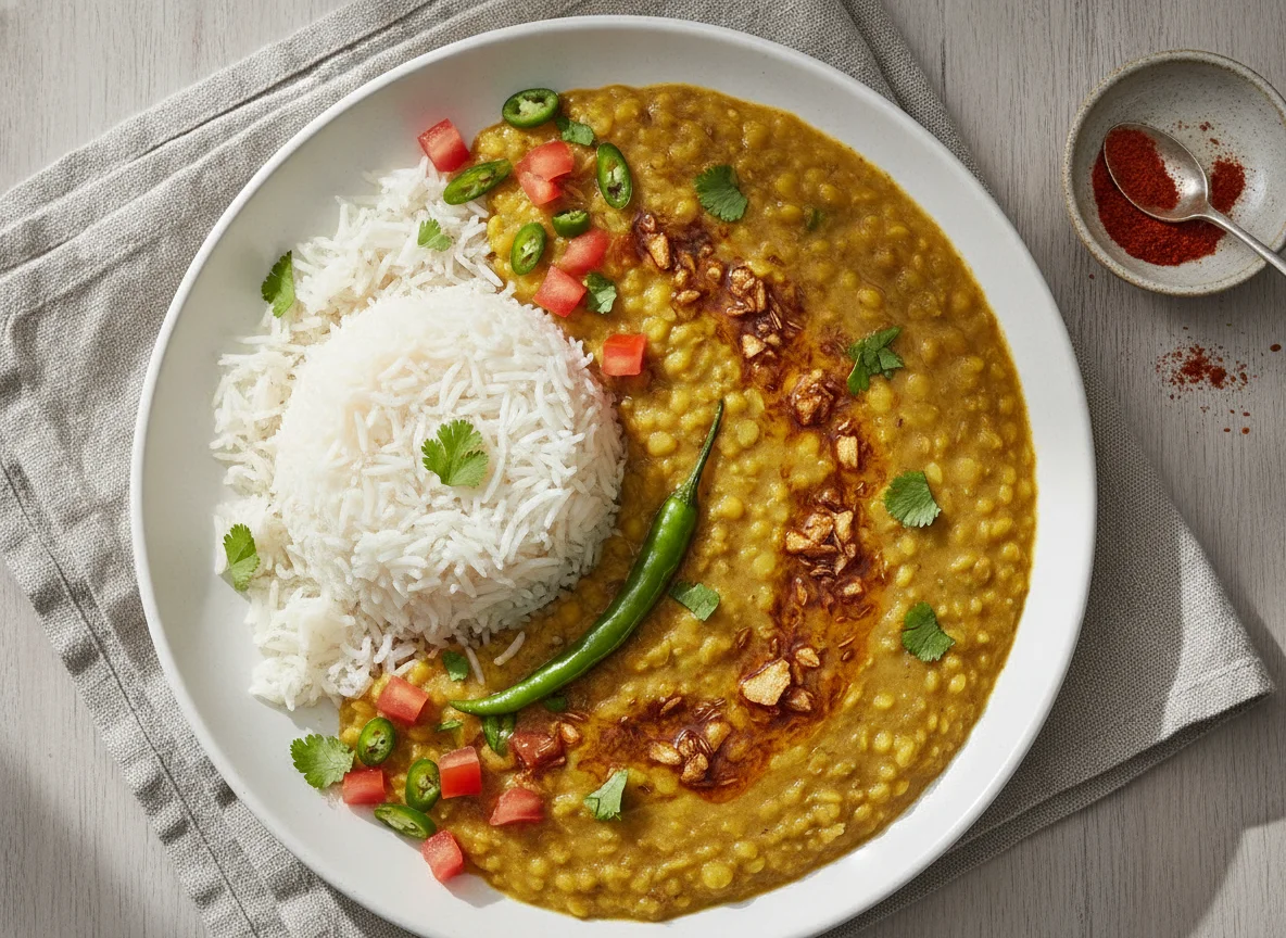 Daal Chawal (Lentils with Rice) photo