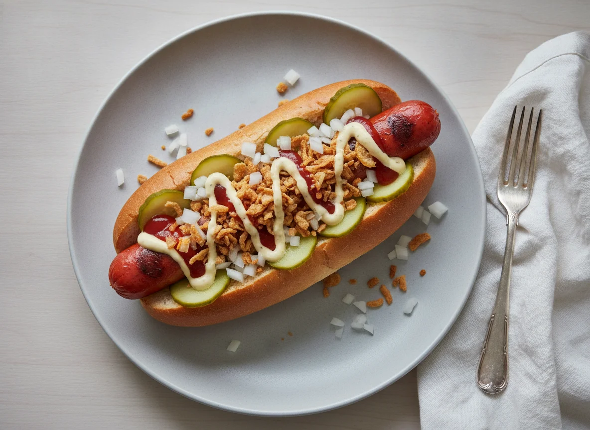 Danish Hot Dog (Ristet Pølse) photo