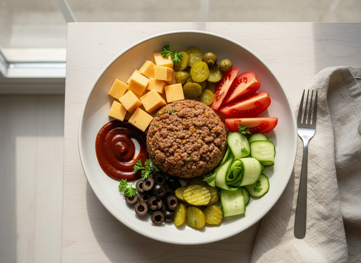 Deconstructed Burger Bowl photo