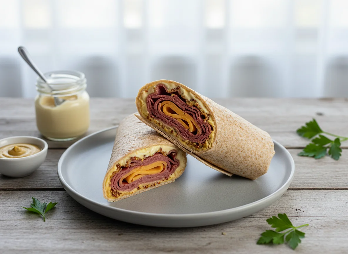 Deli Meat and Cheese Wrap photo