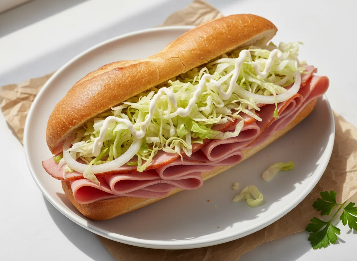 Deli Meat Sub Sandwich photo