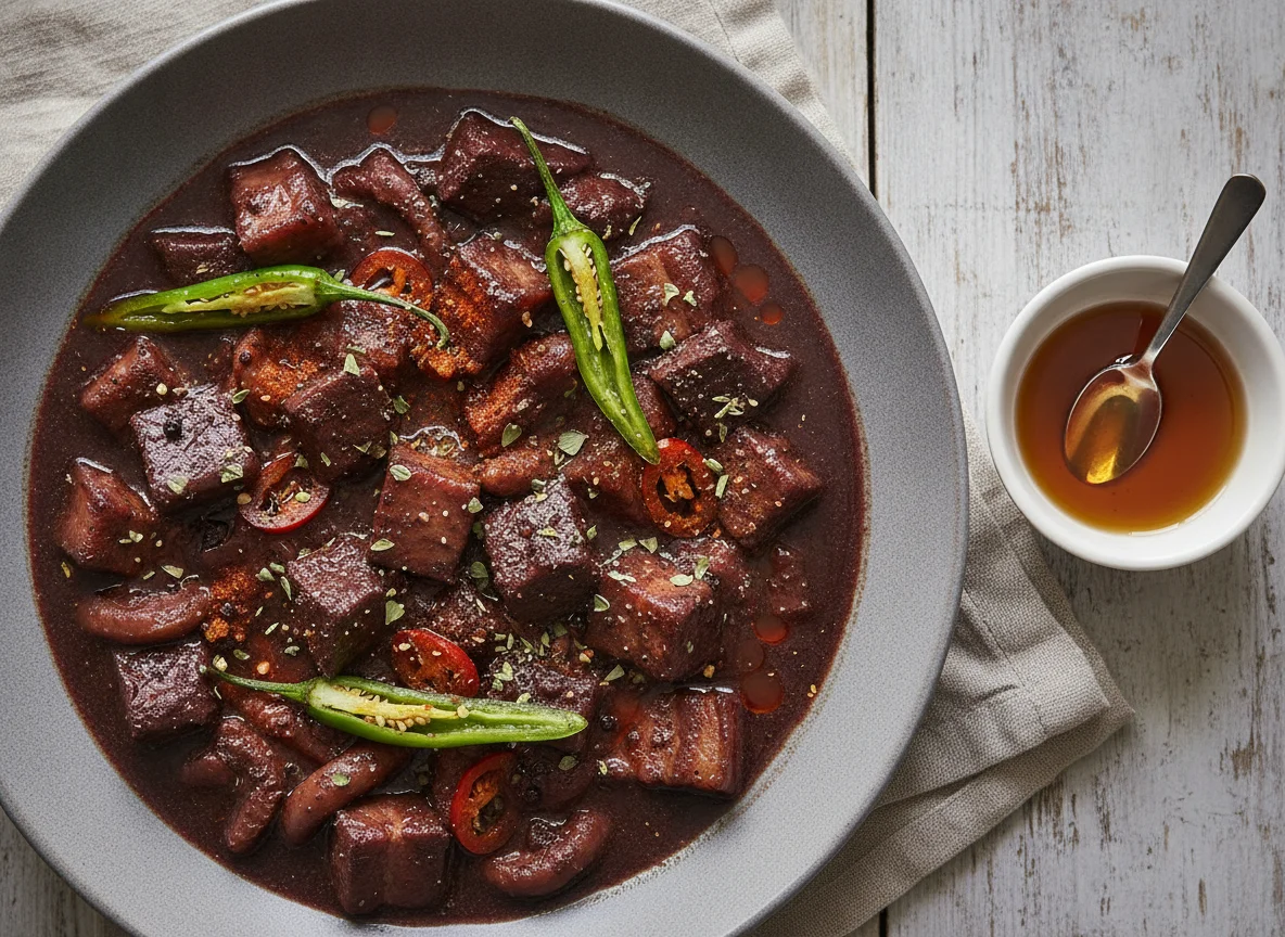 Dinuguan (Pork Blood Stew) photo