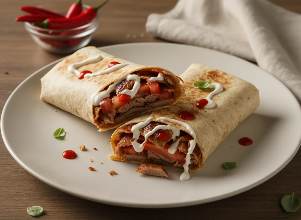Doner Kebab Wrap photo