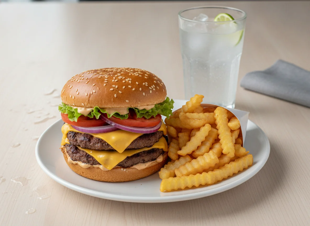 Double Cheeseburger Meal photo