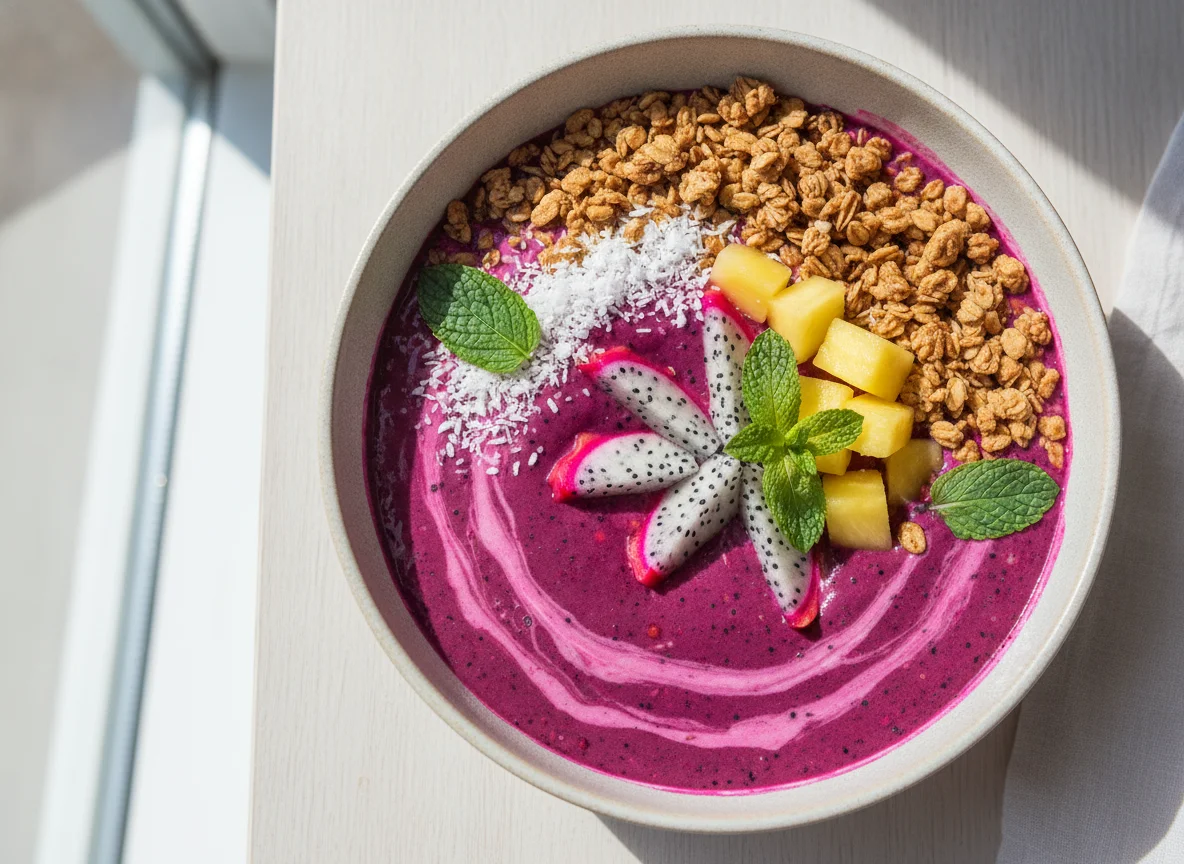 Dragon Fruit Smoothie Bowl photo