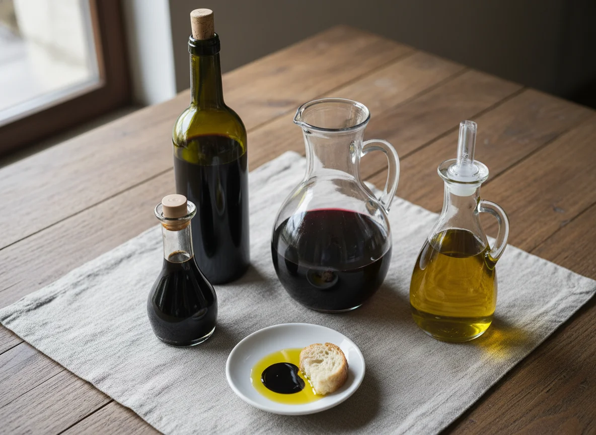 Drinks on a table photo