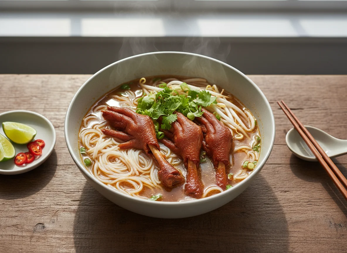 Duck Feet Noodle Soup photo
