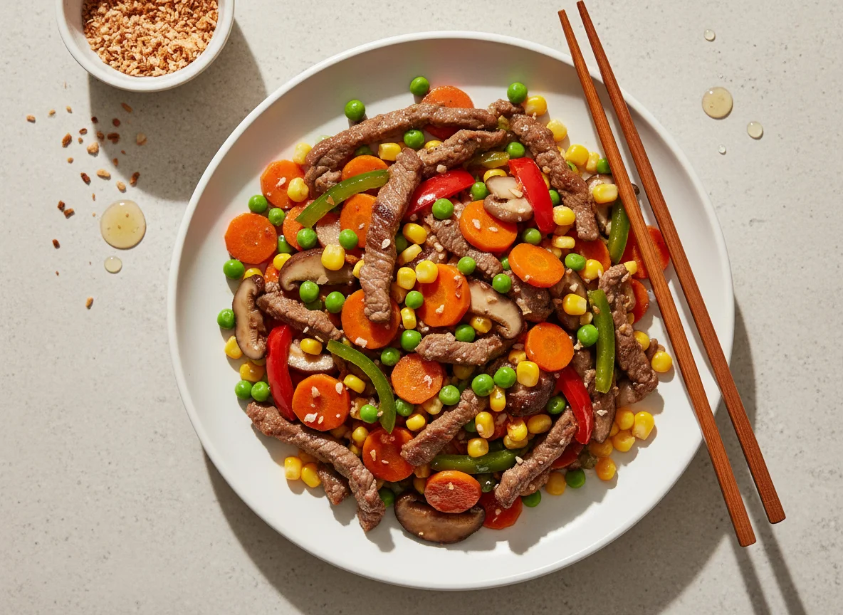 Easy Beef & Veggie Skillet (Stir-Fry Style) in coconut oil photo