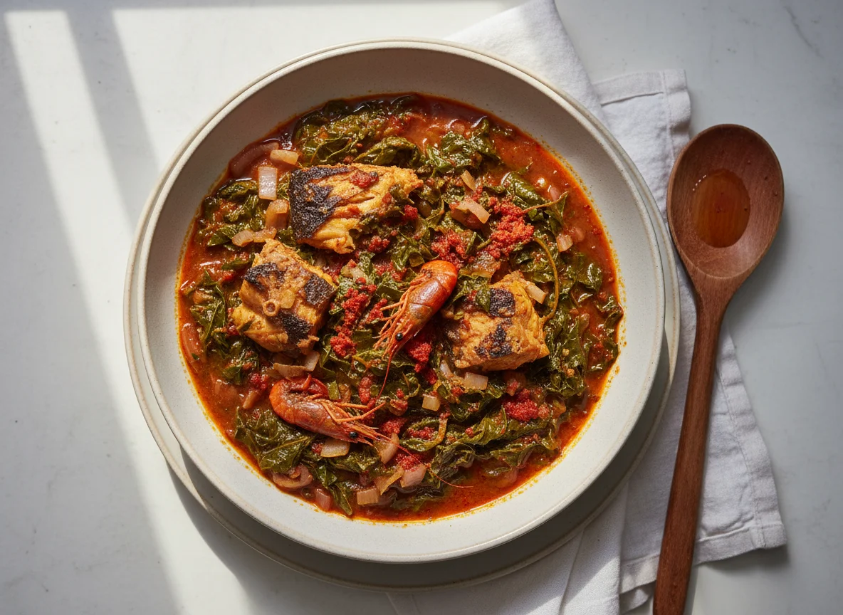 Efo Riro (Vegetable Soup) photo