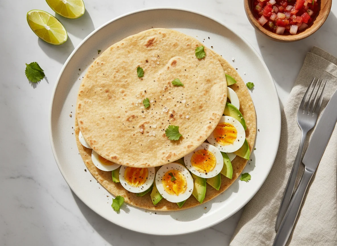 Egg and Avocado Tortilla photo