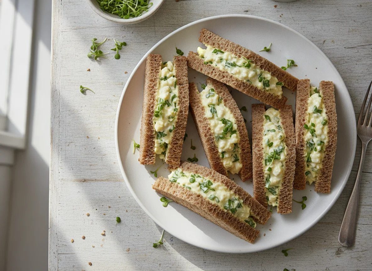 Egg and Cress Sandwich photo