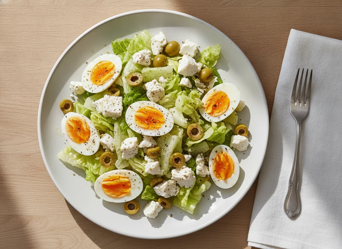 Egg and Feta Salad photo