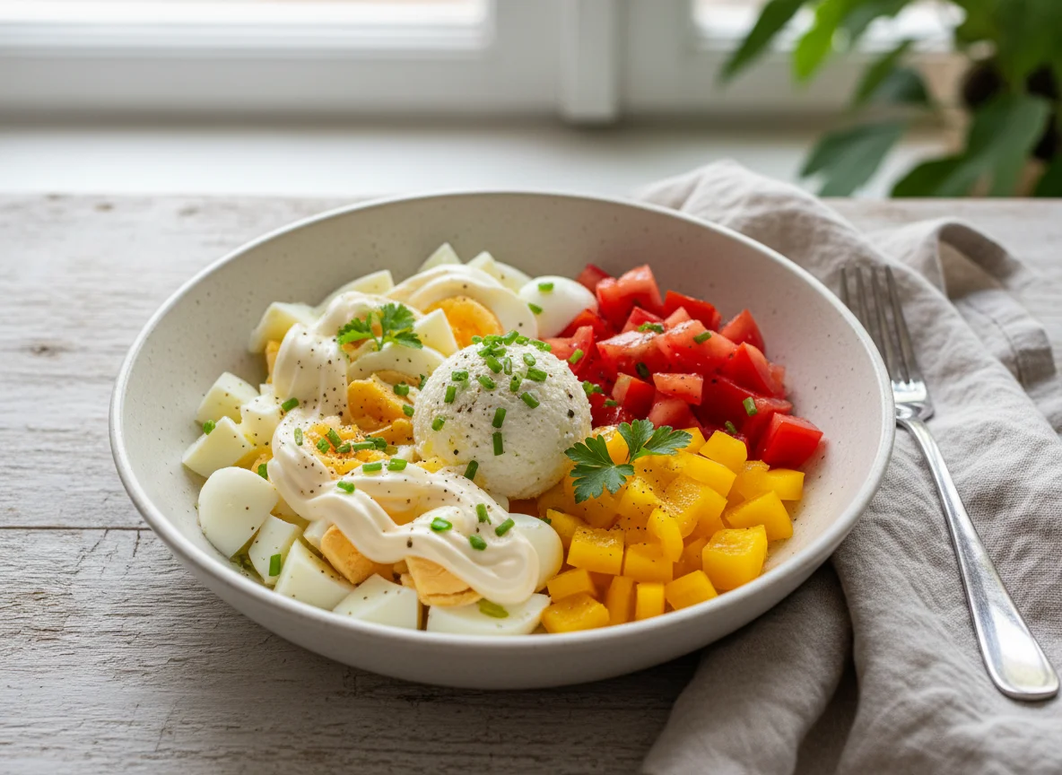 Egg and Vegetable Bowl photo