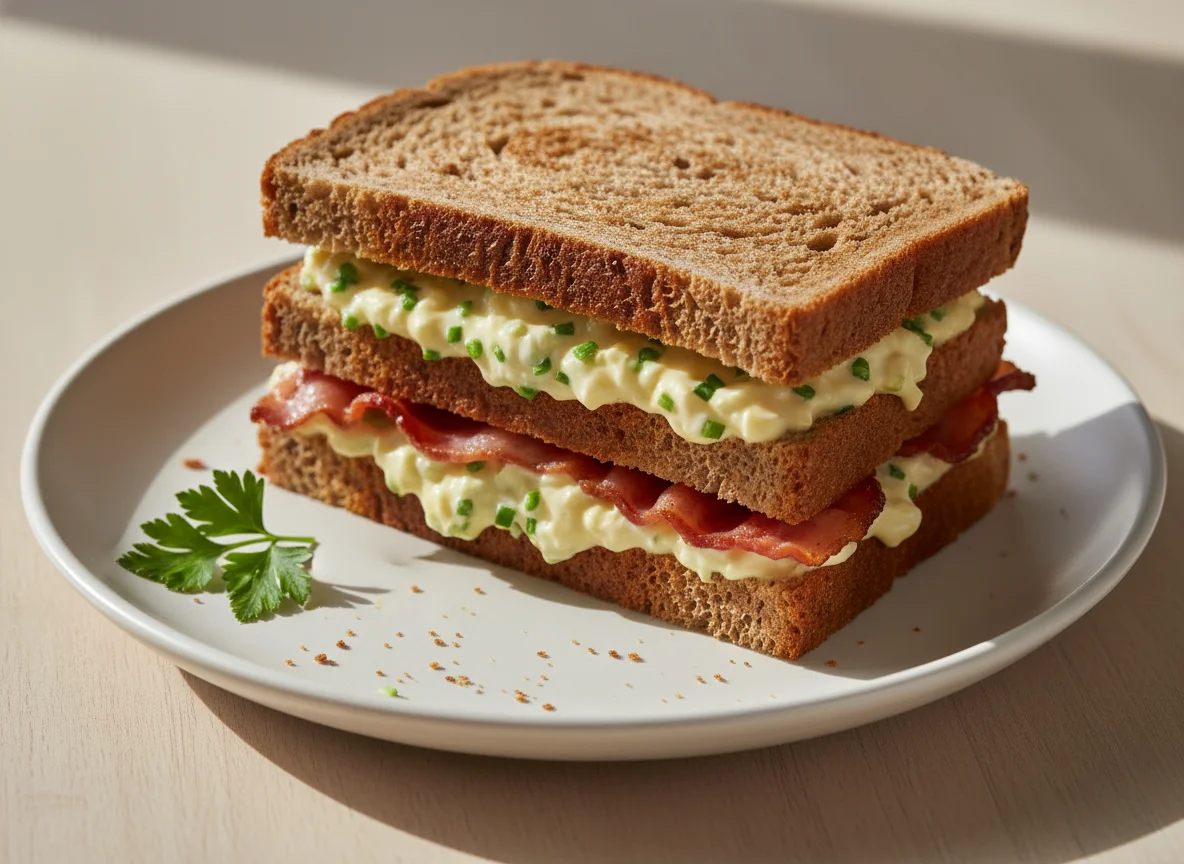 Egg & Bacon Sandwich photo