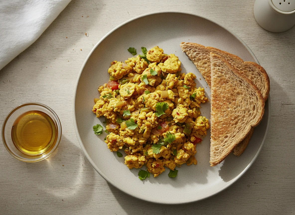 Egg Bhurji with Whole Wheat Toast photo