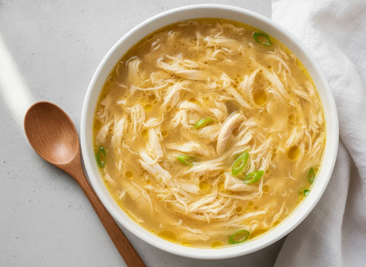 Egg Drop Soup with Chicken photo
