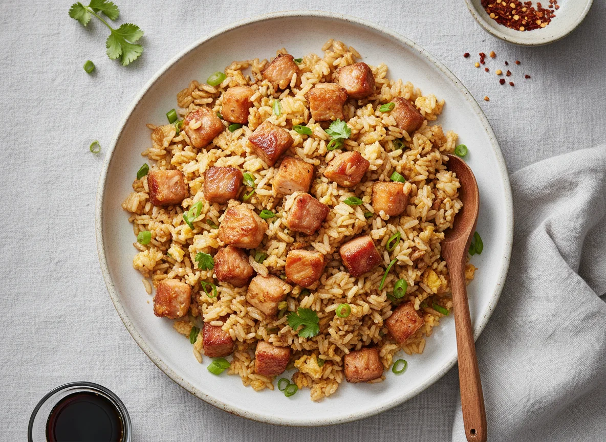 Egg Fried Rice with Meat photo
