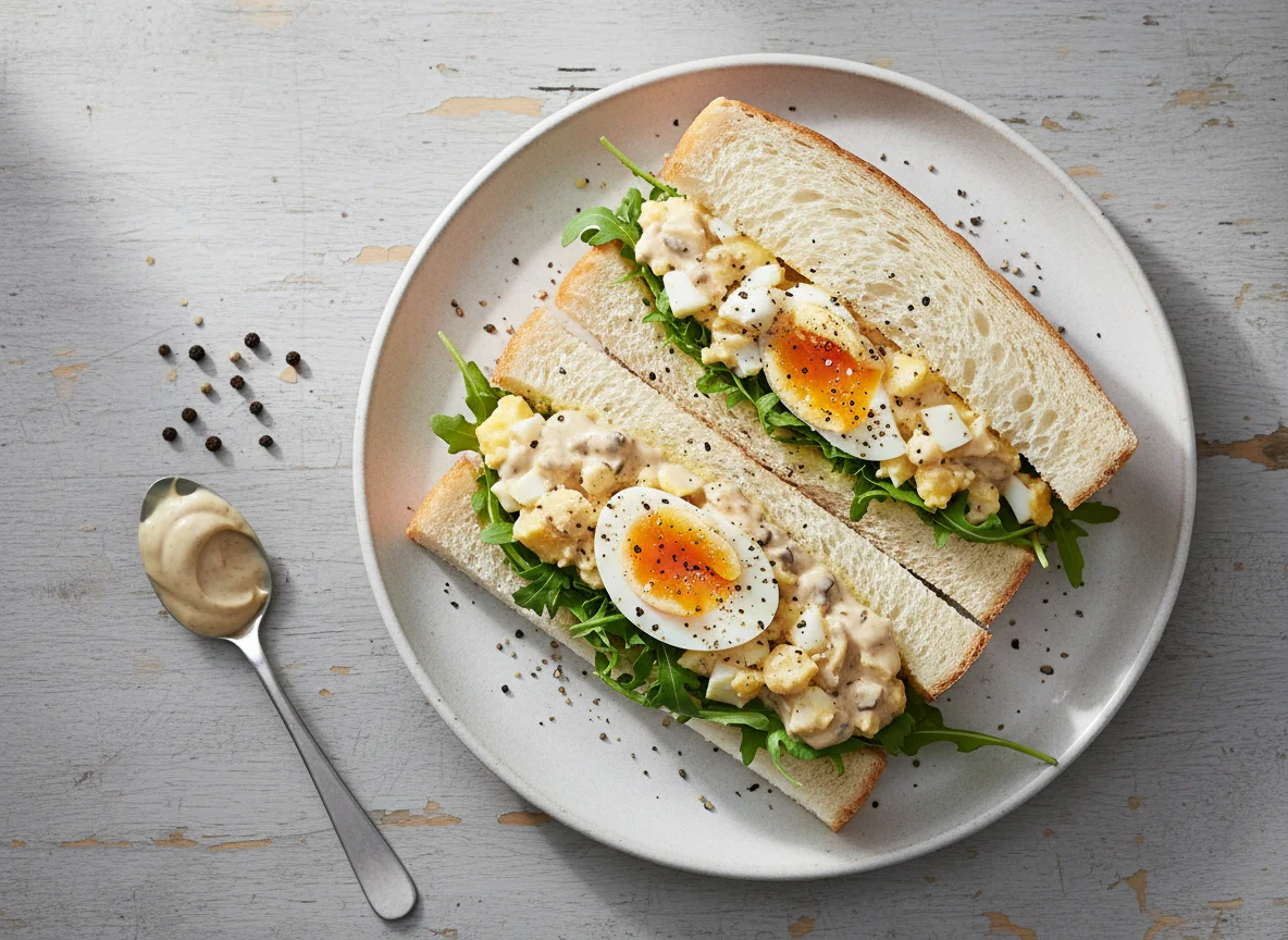 Egg, Truffle Mayo & Black Pepper Sando photo
