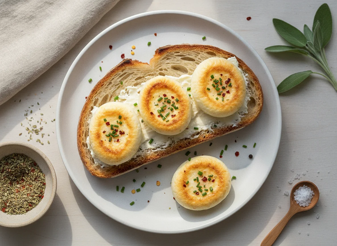 Egg White Bites on Sourdough Toast photo