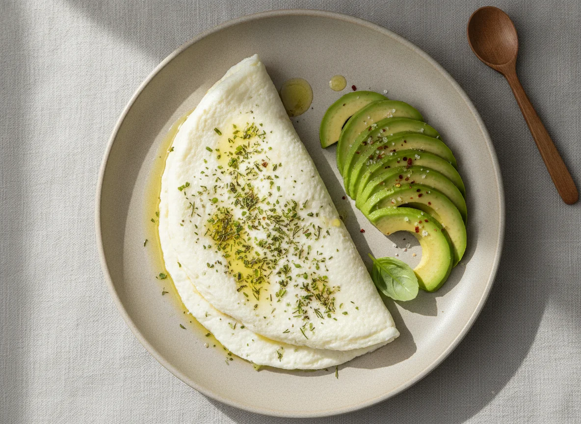 Egg White Omelette with Avocado photo