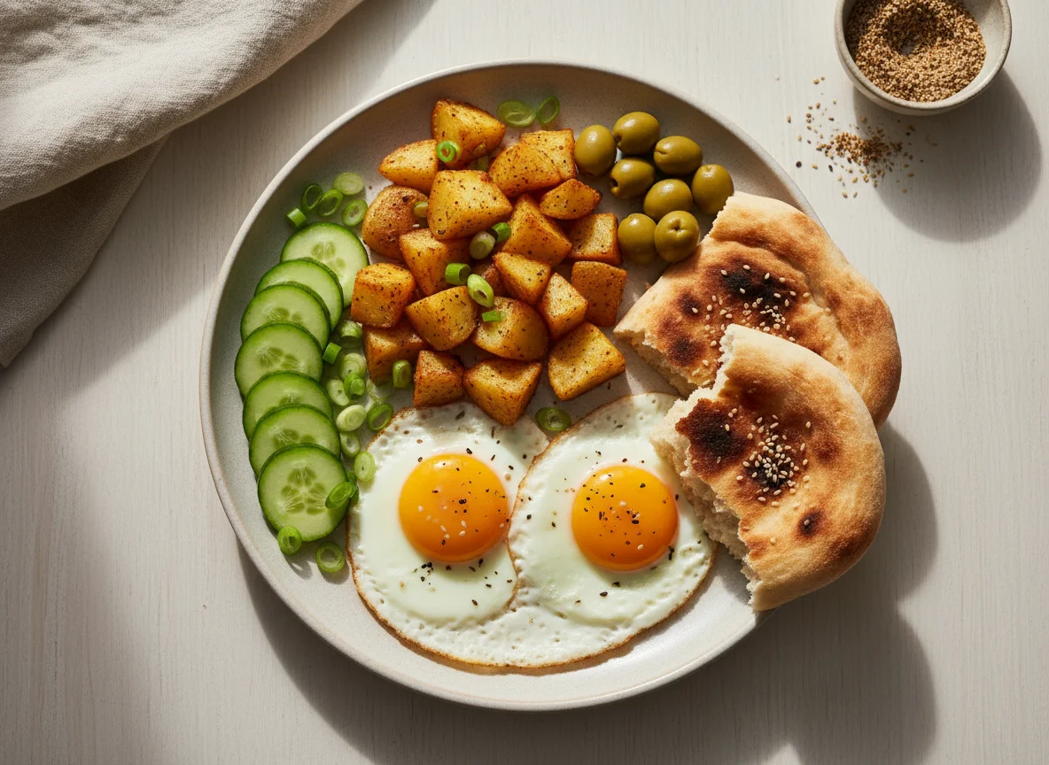 Egyptian Breakfast Platter photo