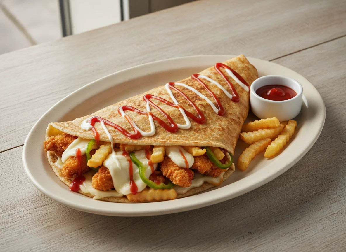 Egyptian Chicken Crepe photo