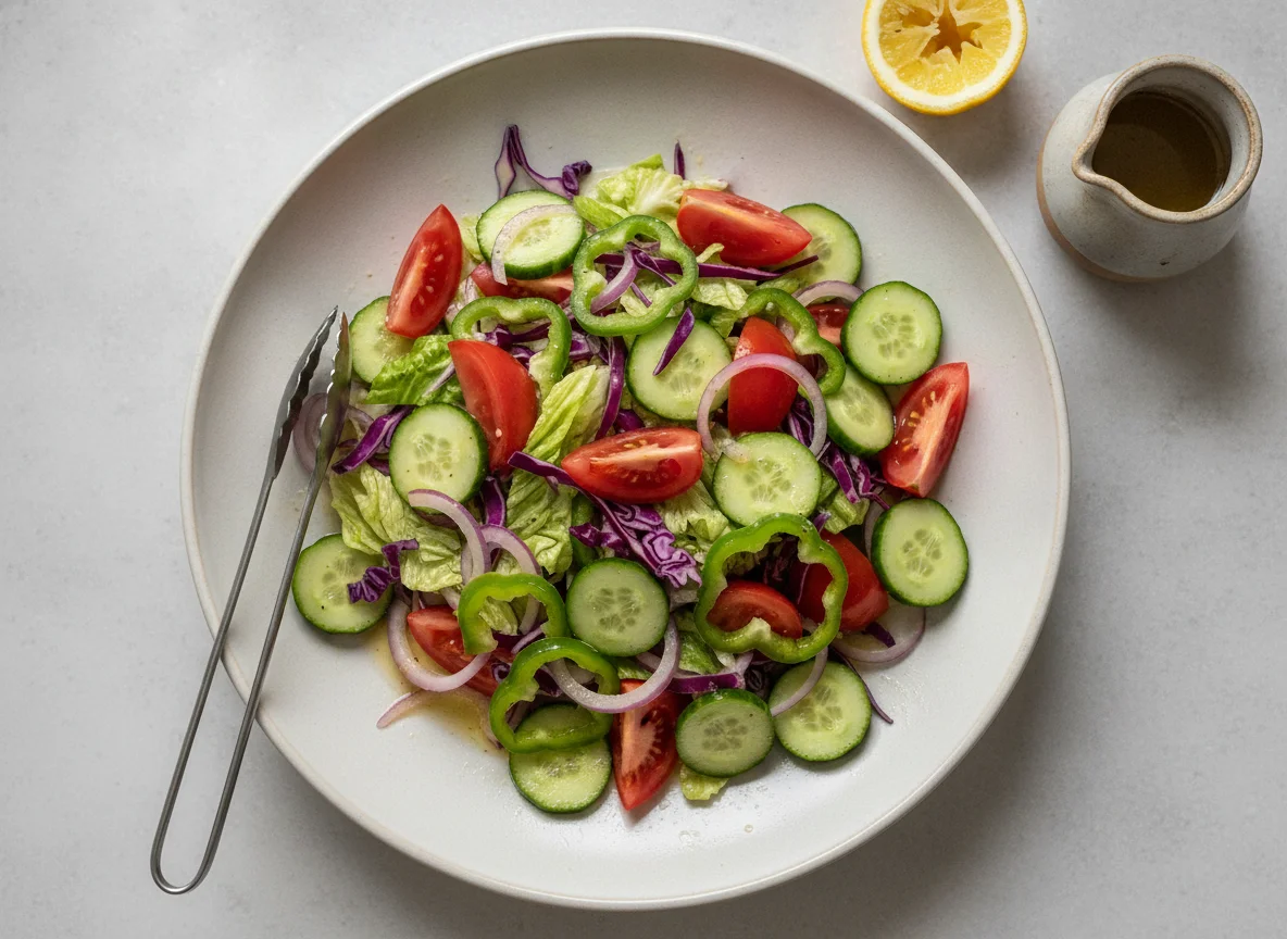 Egyptian Green Salad (Salata Baladi) photo