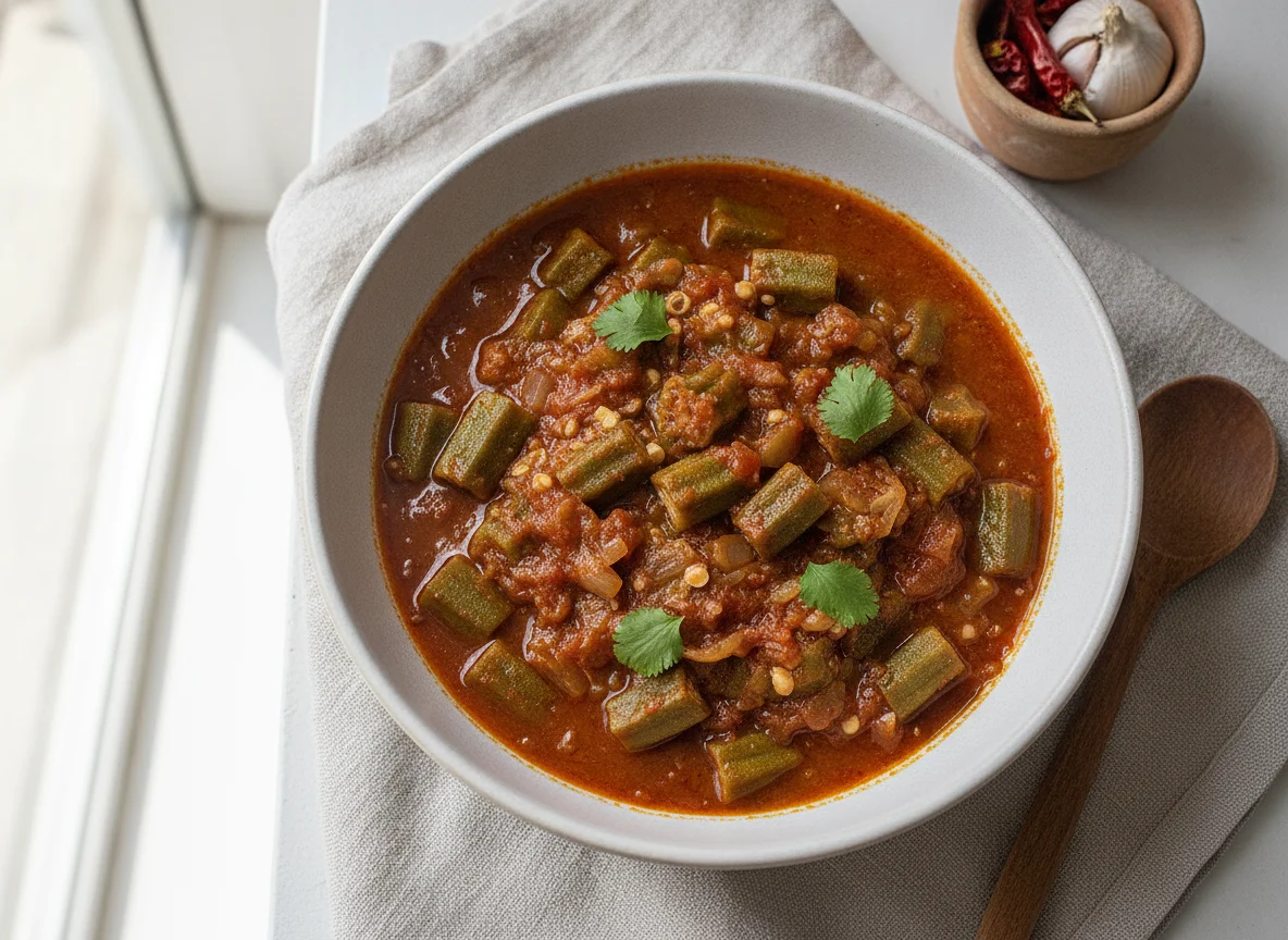 Egyptian Okra Stew (Bamya) photo