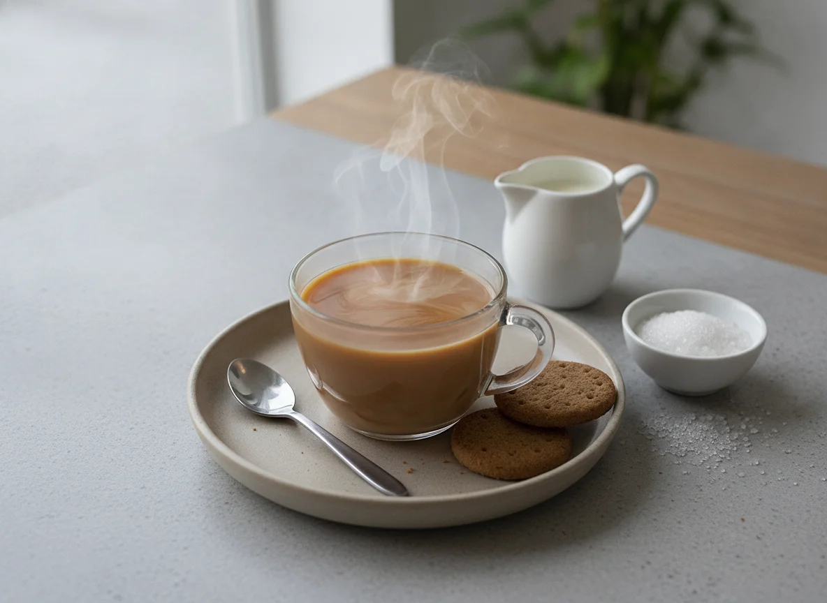 English Breakfast Tea with Milk photo