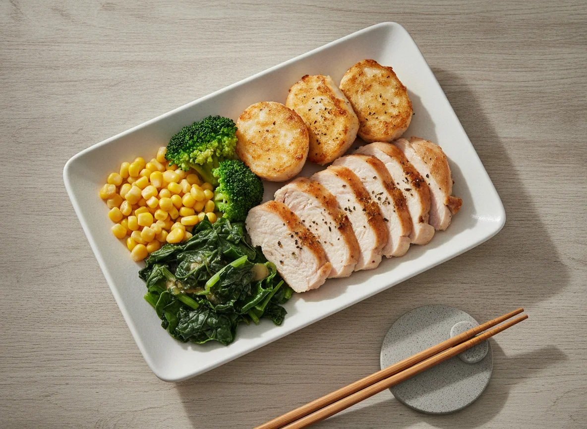 FamilyMart Roasted Egg White & Chicken Bento photo