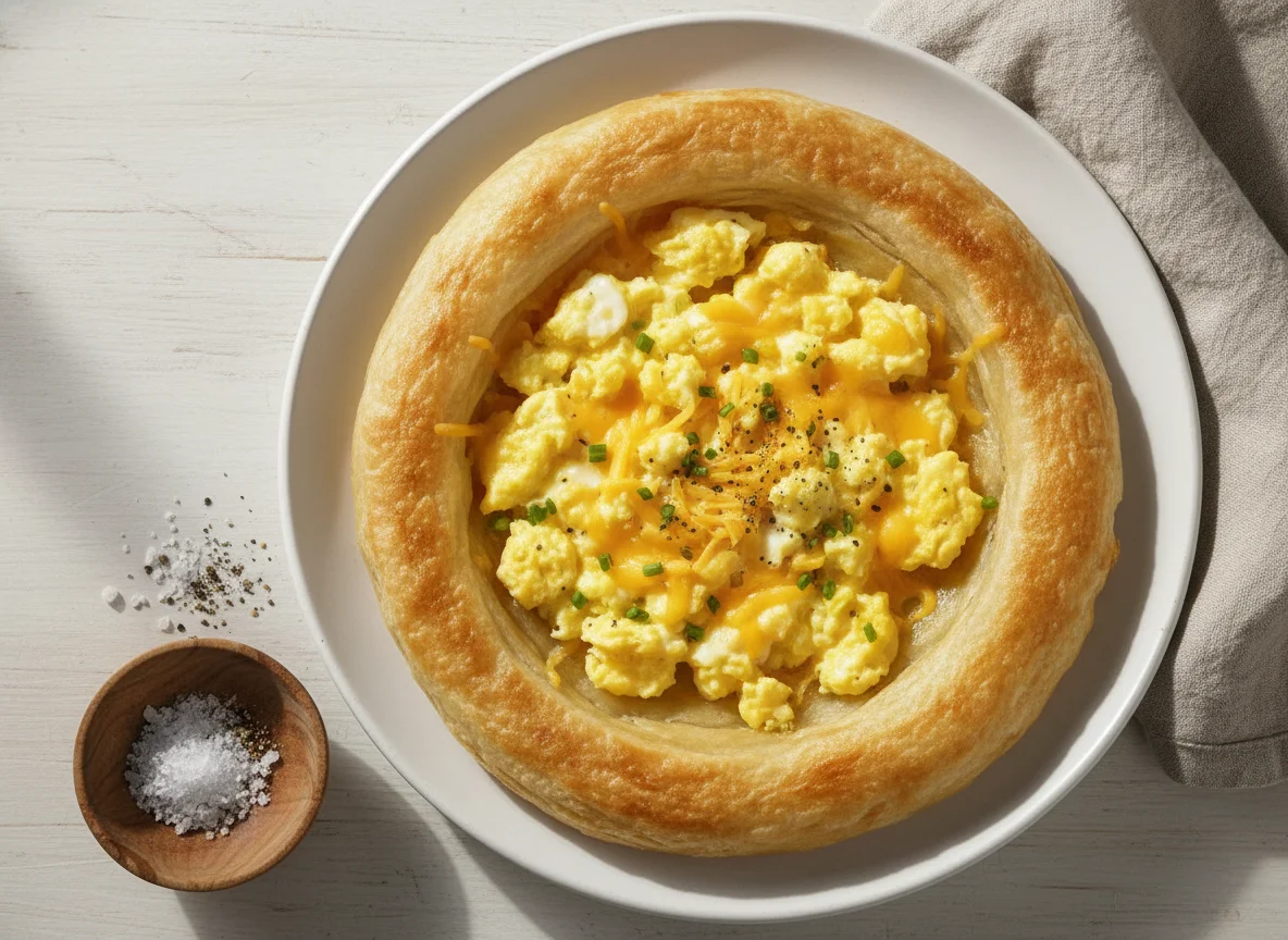 Feteer with Egg and Cheese photo