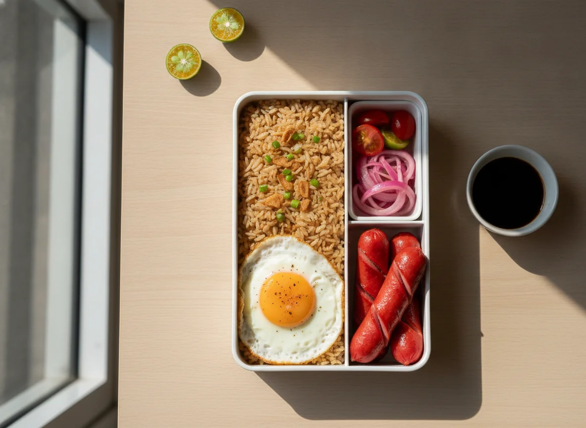Filipino Breakfast Bento photo