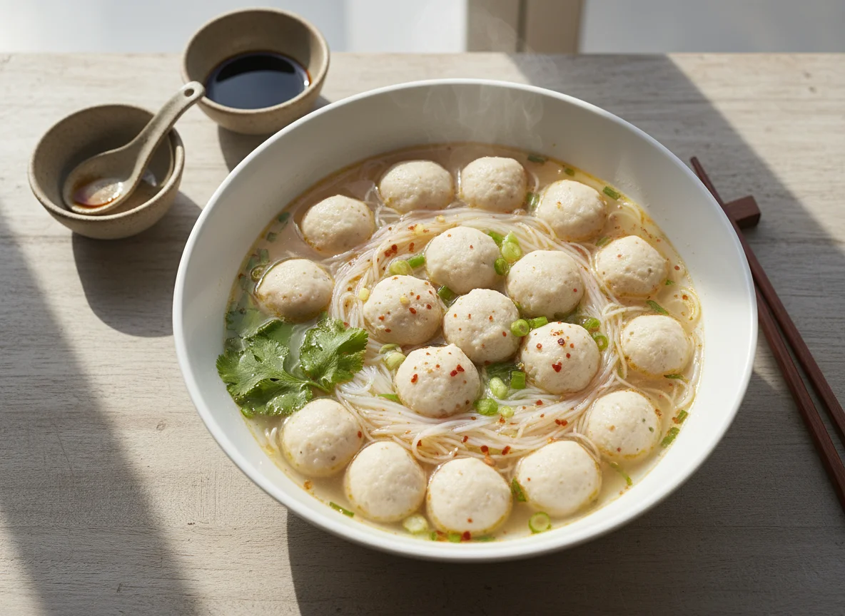 Fish Ball Noodle Soup photo