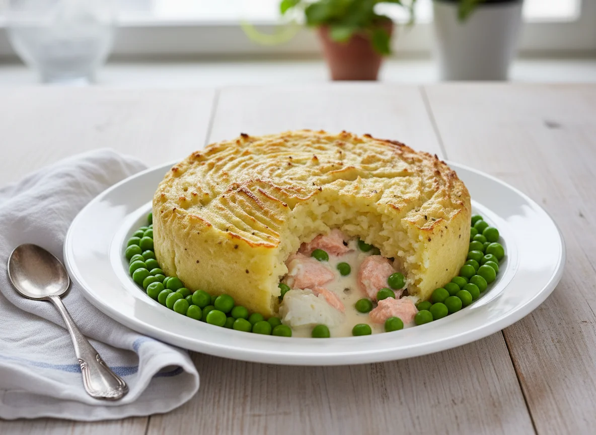 Fish Pie with Peas photo