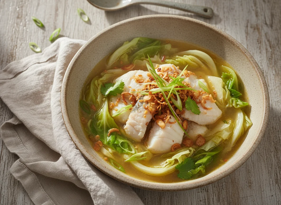 Fish Soup with Cabbage photo